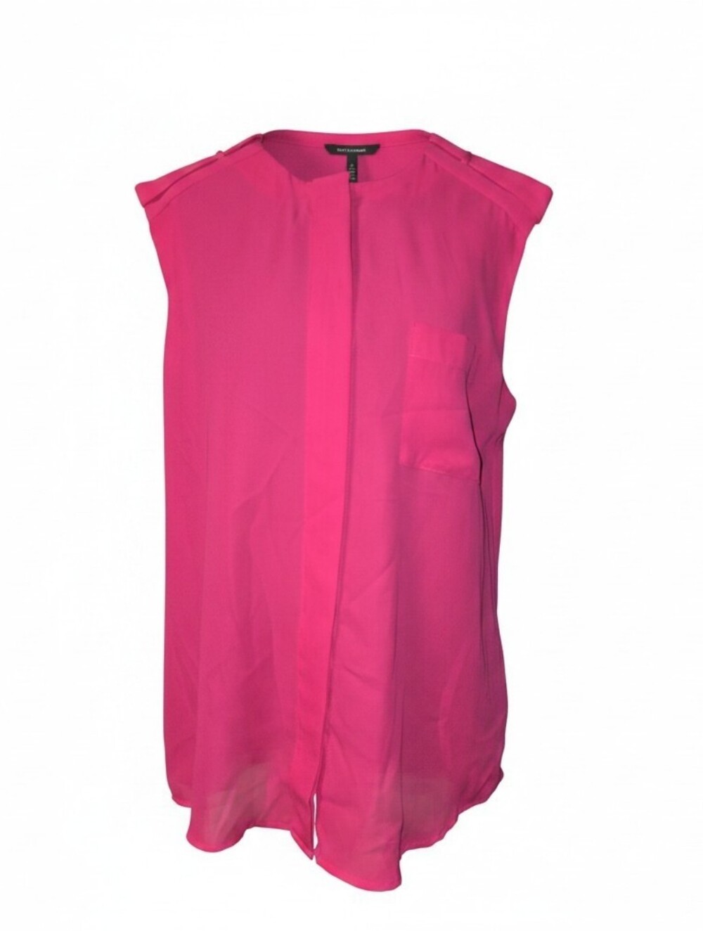 Joe Fresh Pink Sleeveless Button Down M